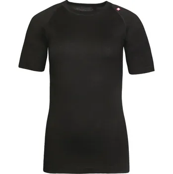 Dámské oblečení Dámské merino triko ALPINE PRO Merina černá Velikost: M