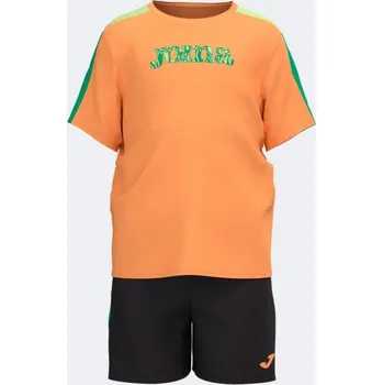 Dětská sportovní souprava JOMA KIDS CAMP SET ORANGE BLACK Velikost: 6 (5XS), Barva: ORANGE-BLACK