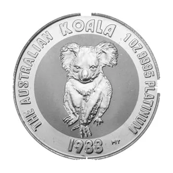 Platinová mince 1 Oz Australian Koala 1988