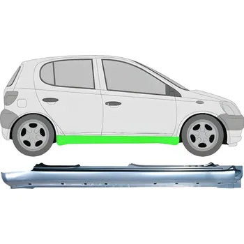 Prah karosérie Kompletní práh Toyota Yaris 1999-2006 / Levá