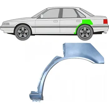 Blatník karosérie Lem zadního blatníku / Levá Mazda 626 1988-1992