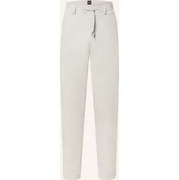 Pánské kalhoty Boss Pánské Chino Straight Tapered Fit, světle šedá, 34