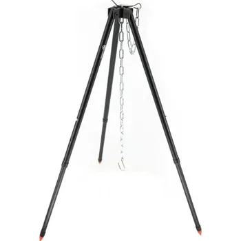 Kempingové nádobí BUSHPEAK Trojnožka skládací ALU ČERNÁ s obalem