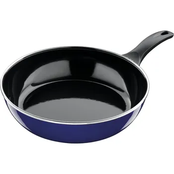 Nádobí Pánev EMMA, 28 cm, funkční keramika, indukční, plastová rukojeť, bez niklu, modrá - SILIT (Pánvička EMMA 28 cm, modrá - Silit-WMF Group)