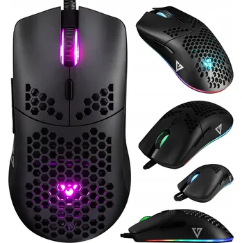 Myš Drátová myš MODECOM VOLCANO SHINOBI 3360 Černá, optický senzor