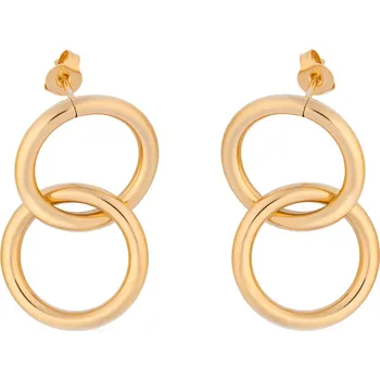 Náušnice franco bene Náušnice s kroužky - pozlacené | 476