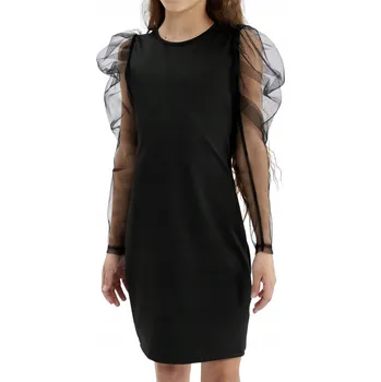 Dívčí šaty Dětské bavlna šaty Ma luna přiléhavé, nad kolena, velikost 128