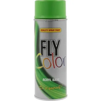 Barva ve spreji FLY COLOR zelená limetková 6018 400ml