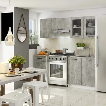Kuchyňská pracovní deska Kuchyňská linka do paneláku 180 cm VERMINA - beton
