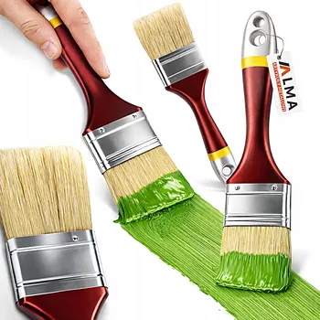 Malířský štětec ŠTĚTEC PLOCHÝ MALÍŘSKÝ PRO AKRYLÁTOVÉ BARVY, LEPIDLA, LAKY A NA DŘEVO 100mm