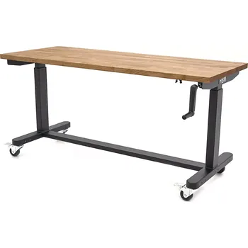 Úložný box Robustní pracovní stůl, ponk, výškově nastavitelný 152 cm (TrueTech)