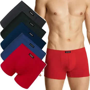 PÁNSKÉ BOXERKY Atlantic 5SMH-002 přiléhavé trenýrky 5 BAREV - XL