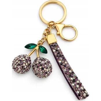 Přívěsek PŘÍVĚSEK DOPLNĚK PŘÍVĚSEK VODÍTKO TŘEŠNIČKY ZIRKONY FIALOVÁ Stylový