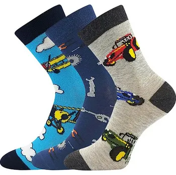 Chlapecké ponožky Boma - 057-21-43 XIV, mix B Barva: Mix barev, Velikost: 35-38