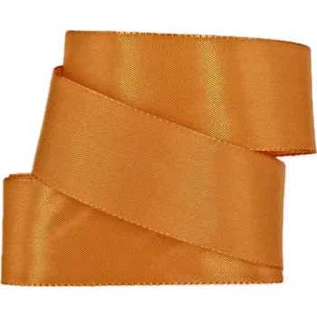 Stuha Stuha taftová Bright Orange oranžová 40mm x 3m (8,-Kč/m) (Stuha taftová, barva oranžová, oboustranná, tkaním zesílené okraje, skládaná, 3m za cenu 2m na plastové cívce!)