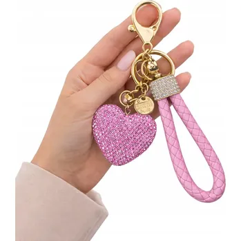 Přívěsek ZÁVĚS PLETENÁ ŠŇŮRKA SRDCE