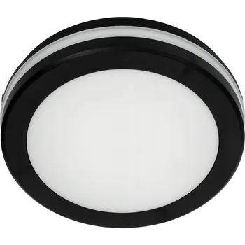 Stropní Svítidlo černý LED NAIROS 24W s nastavitelnou barvou světla IP65 průměr 30cm Kobi