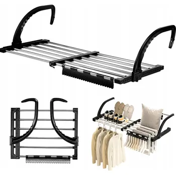 Sušák na prádlo SUŠÁK NA RADIÁTOR OHŘÍVAČ PRÁDLA SUŠÁK NA BOTY NASTAVITELNÁ 64-110 CM