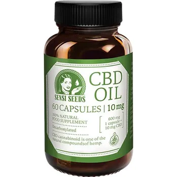 Doplněk stravy Sensi Seeds CBD kapsle 60 ks 600 mg