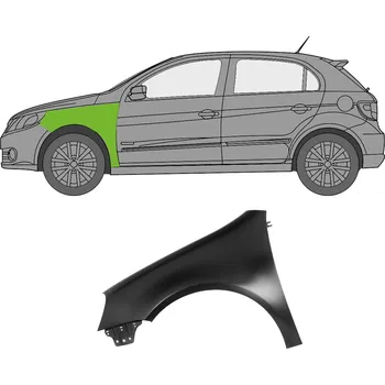 Blatník karosérie Levý blatník VW Golf 5