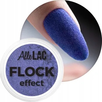 Přípravek na nehty ALLELAC Prášek Ozdoby Na Nechty Flock Effect Semišový Samet Č. 5