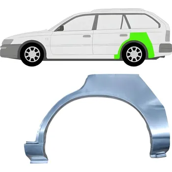 Blatník karosérie Lem zadního blatníku na Toyota Corolla 1991-1998 COMBI / Levá