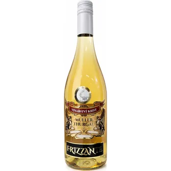 Víno Frizzante Muller Thurgau, polosladké, Krist, 0,75l
