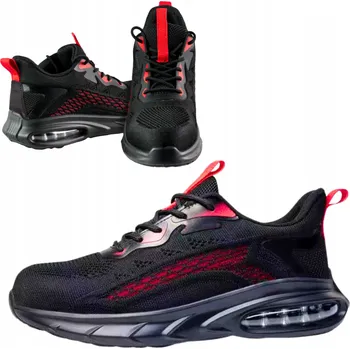 Pracovní obuv Pánské pracovní boty POLOBOTKY Lehké Prodyšné AIRBAG bez ocelové špičky