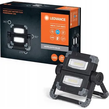 LED Reflektor Halogen Akumulátorový Pracovní 7W Přenosný Worklight