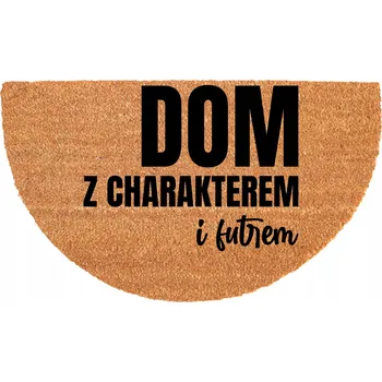 Rohožka PŮLKRUHOVÁ KOKOSOVÁ ROHOŽKA - VTIPNÁ, S HUMOREM A CHARAKTEREM