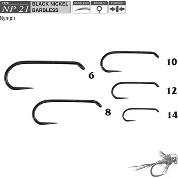 Muškařské háčky Traper Hikara NP21 vel. 10