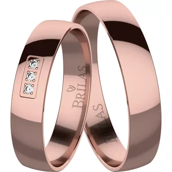 Prsten Josip Red - snubní prsteny z červeného zlata