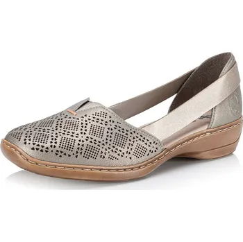 Dámské baleríny Dámské baleríny RIEKER 41351-90 béžová S6 36