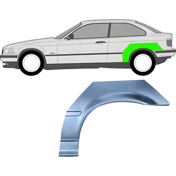 Blatník karosérie Lem zadního blatníku na BMW 3 E36 1994-2000 / Levá / COMPACT