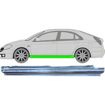 Prah karosérie Opravný plech prahu na Nissan Primera 2001-2007 / Levá