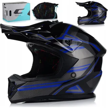 Helma na motorku MOTOCYKLOVÁ PŘILBA CGM 267G DIRT JUNIOR CROSS QUAD ATV PRO DĚTI MALÁ LEHKÁ