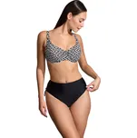 Dámské dvoudílné plavky s šitou podprsenkou Timo 830671 black-cream velikost 85C