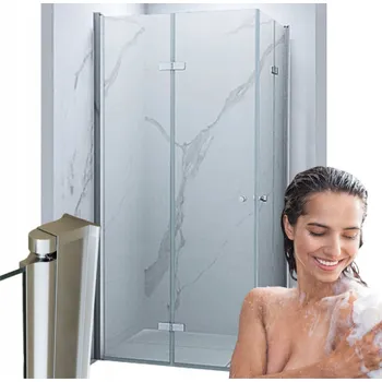 SPRCHOVÝ KOUT BAXLER ČTVERCOVÝ TRANSPARENTNÍ - 90X90X190 CHROM