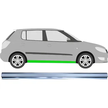 Prah karosérie Opravný plech prahu ŠKODA Fabia 07-15