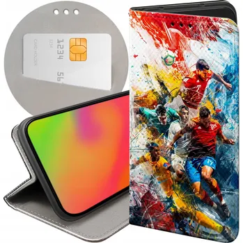 Pouzdro na mobilní telefon Flipové pouzdro Hello Case pro SAMSUNG GALAXY A52 / A52S, vícebarevné