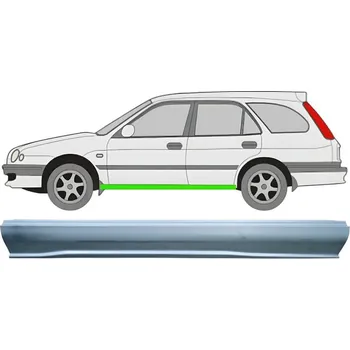 Prah karosérie Opravný plech prahu na Toyota Corolla 1997-2002 / Levá