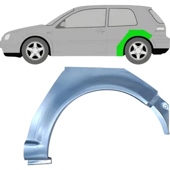 Blatník karosérie Lem zadního blatníku / Levá VW Golf 4 97-06