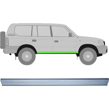 Prah karosérie Opravný plech prahu na Toyota Land Cruiser 1996-2002 / Levá = Pravá (symetrická)