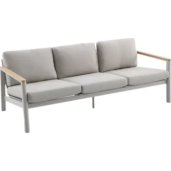 Pohovka Solo Lounge pohovka, 198 × 84 × 62,5 cm, hliník, tkanina, béžová&nbsp;FCM01673G