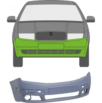 Karosérie Přední nárazník škoda fabia 1 / 2004-08