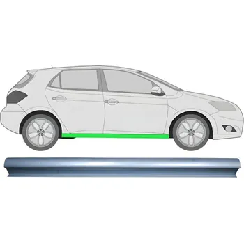 Prah karosérie Opravný plech prahu na Toyota Auris 2007-2012 / Levá = Pravá (symetrická)