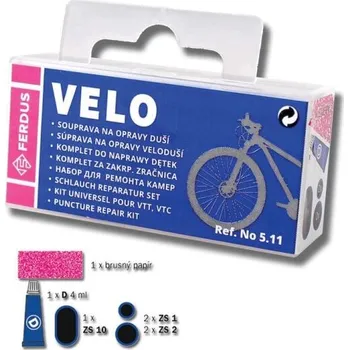 Lepící sada Lepení na kolo Sportisimo VELO UNI