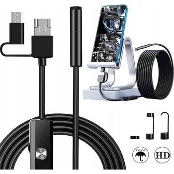 INSPEKČNÍ KAMERA 3v1 pro Android telefon, ENDOSKOPICKÁ, 2M HD