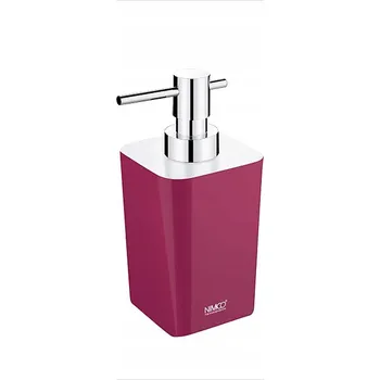 Dávkovač mýdla Ruční dávkovač mýdla na desku Nimco 250 ml růžový