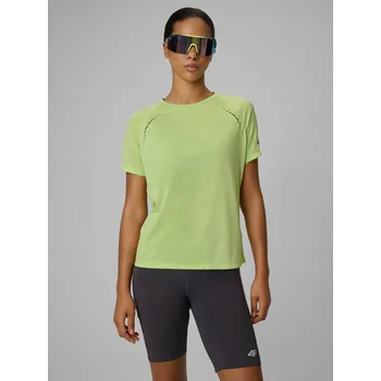 Dámské tričko Tréninkové tričko s krátkým rukávem 4F M žluté